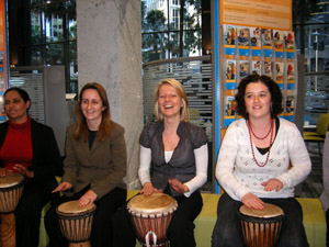 ANZ Team Day Interactive Drumming Chifley Square
